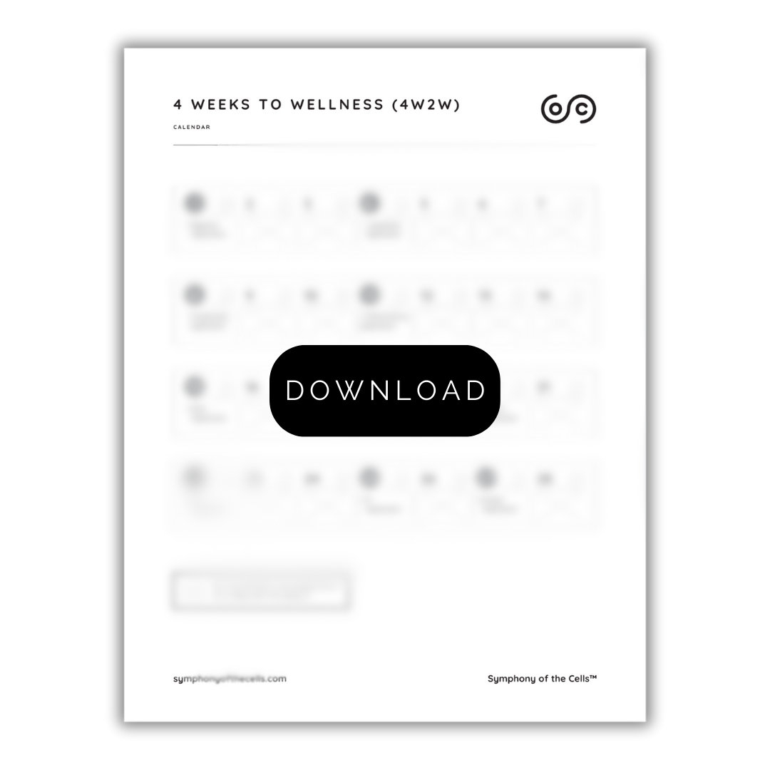 4 Weeks to Wellness Calendar Download